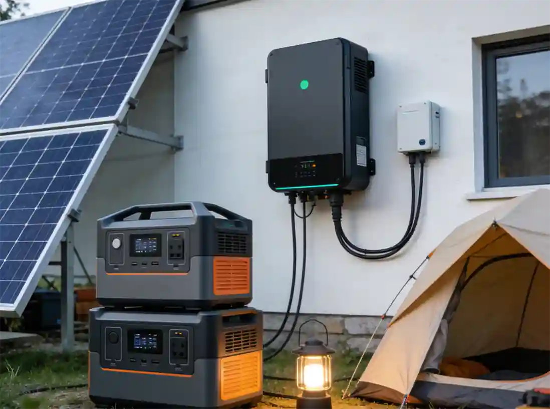 Integrated optical storage and charging