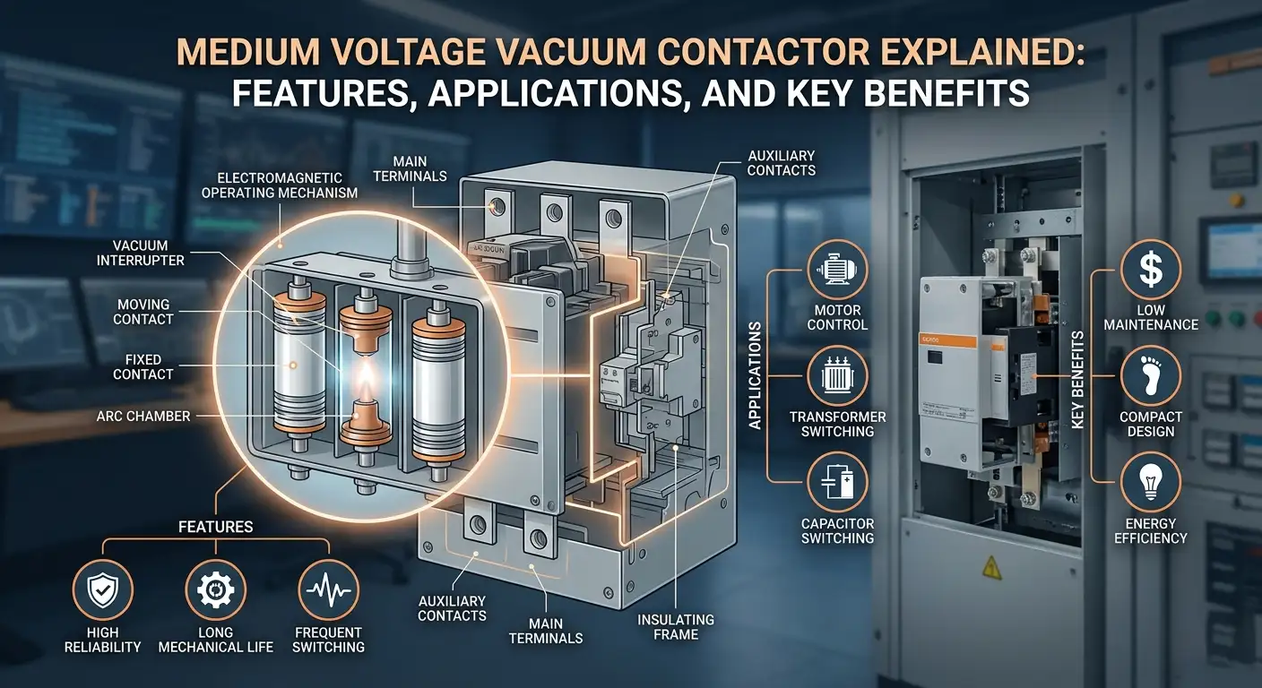Medium Voltage Vacuum Contactor Explained: Features, Applications, and Key Benefits