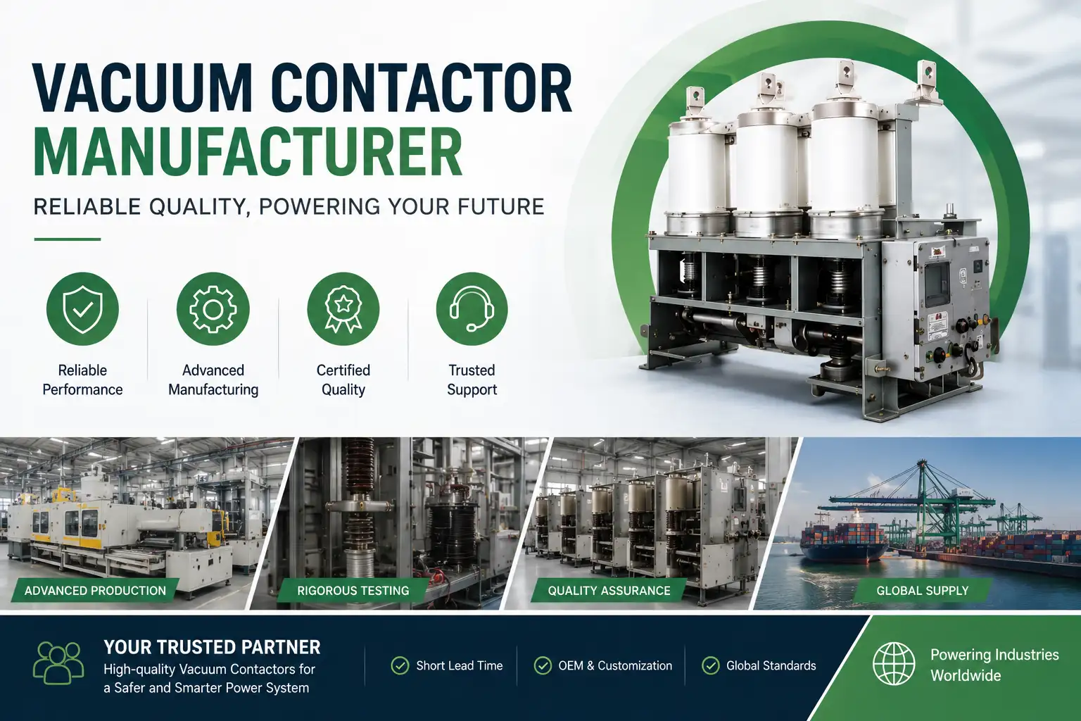 Top Vacuum Contactor Manufacturer Guide: How to Choose a Reliable Supplier in 2026