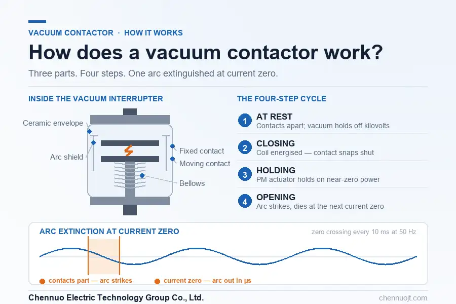 How Does a Vacuum Contactor Work? Simple Explanation + Diagrams