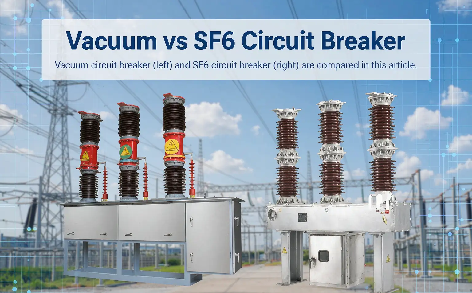 Vacuum vs SF6 Circuit Breaker: Which Is Better for Medium Voltage Networks?