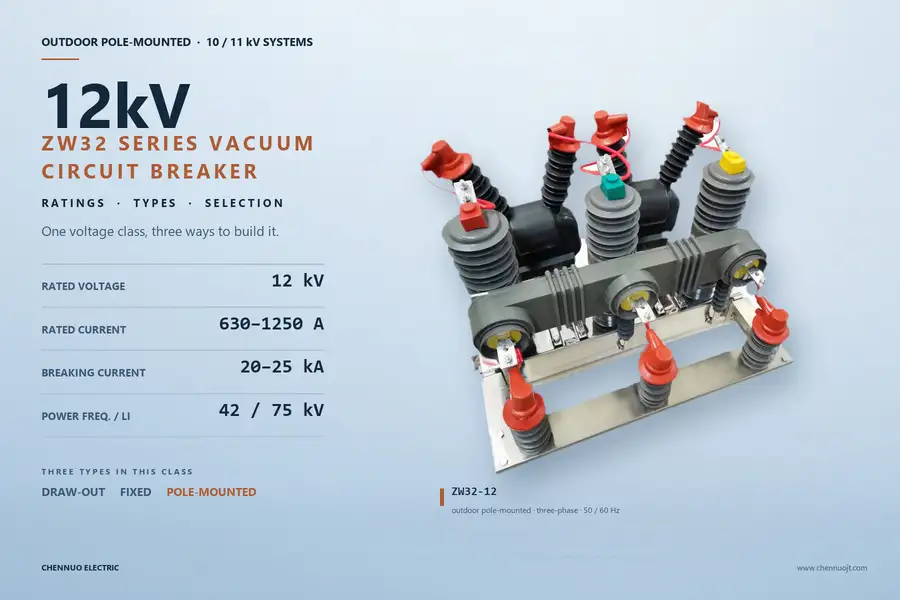 12kV Vacuum Circuit Breaker: Ratings, Types & Selection